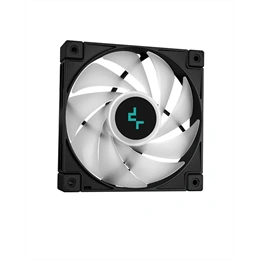 DeepCool LS520S Zero Dark vízhűtés (2x 120 mm ventilátor, 500-2250 rpm, PWM, LED, max. 32,9 dBA, fekete)