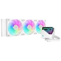 DeepCool LT360 WH ARGB vízhűtés (3x120 mm, max 2400 rpm, fehér)