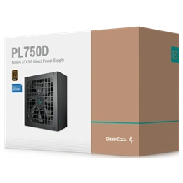DeepCool PL750-D tápegység (750 W, 80+ Bronze, ATX, fekete)