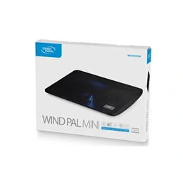 DeepCool WindPal Mini notebook hűtő (max. 15,6", 14 cm ventilátor, kék LED, 21,6 dBA)