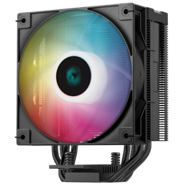 Deepcool AG400 Digital ARGB CPU hűtő (120 mm, PWM, 500-2100 RPM, hidrodinamikus csapágy, ?31,6 dB(A), fekete)