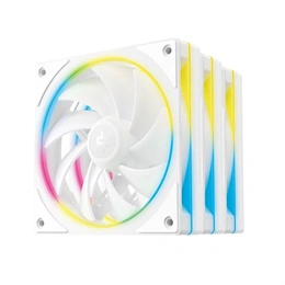 Deepcool FL12 SE 3IN1 hűtő ventilátor (120 mm, PWM, max 1900 rpm, Hydro csapágy, fehér)