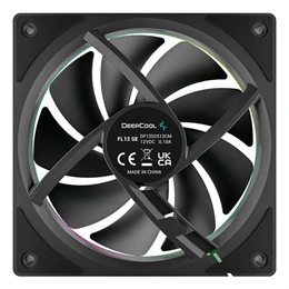 Deepcool FL12 SE hűtő ventilátor (120 mm, PWM, max 1900 rpm, hydro csapágy, fekete)