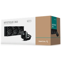 Deepcool Mystique 360 vízhűtés (3x 120 mm ventilátor, 2150 rpm, 36,5 dB, LED, fekete)