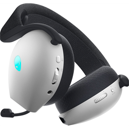 Dell Alienware AW725H vezeték nélküli fejhallgató (v5.3, mikrofon, sztereo, fehér)