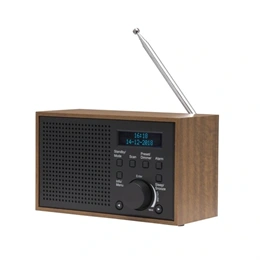 Denver DAB-46DGR rádiós ébresztőóra (DAB+, FM, LCD, 2W RMS, hálózati/4x AA, sötétszürke)
