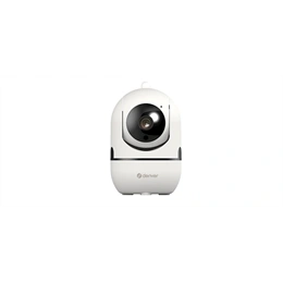 Denver IIC-172 beltéri Wi-Fi IP kamera (355°/90°-os, 720p, éjjellátó, kétirányú hang, microSD max 128 GB, Tuya, fehér)