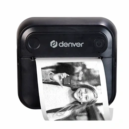 Denver MBP-32B hőnyomtató (hőpapír/hőmatrica, Bluetooth 5.0, USB-C, 1200 mAh akkumulátor, Walkprint kompatibilis)