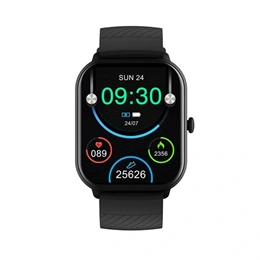 Denver SWC-187B okosóra (2,04" AMOLED, Bluetooth 5.3, hanghívás, pulzus, SpO2, 100+ sportmód, IP67, 280 mAh, fekete)