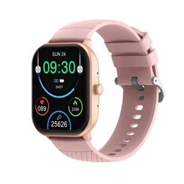 Denver SWC-187RO okosóra (2,04" AMOLED, Bluetooth 5.3, hívás, pulzusmérő, SpO2, vérnyomásmérő, légzésfigyelés, 100+ spor