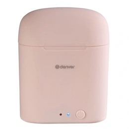 Denver TWE-46 Rose bluetooth fülhallgató sztereó (v5.0, TWS, beépített mikrofon, IPX4 vízálló, töltőtok 400mAh, készenlé