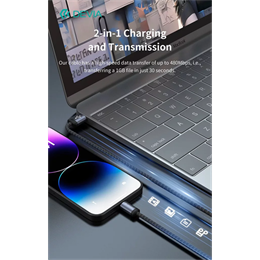 Devia Gracious v2 adat- és töltőkábel (USB / Lightning dugó, 12W, 1 m, fekete)