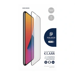 Dux Ducis képernyővédő üveg (2.5d, teljes felületen tapadó, tokbarát, 0,3 mm, 9h, fekete)