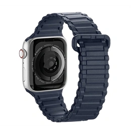Dux Ducis pótszíj (Apple kicsi, szilikon, mágneses, sötétkék)