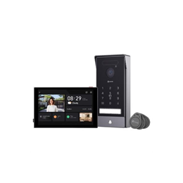 EZVIZ HP7 Pro videó kaputelefon (4K kamera, 8" érintőképernyő, arcfelismerés, tenyérvéna-azonosítás, Wi-Fi, microSD max.