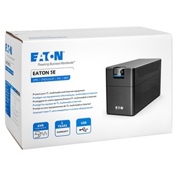 Eaton 5E1600UI Gen2 szünetmentes tápegység (1600 VA/900 W, USB, 6x C13 kimenet, C14 bemenet, line-interaktív, AVR, toron