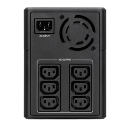 Eaton 5E1600UI Gen2 szünetmentes tápegység (1600 VA/900 W, USB, 6x C13 kimenet, C14 bemenet, line-interaktív, AVR, toron