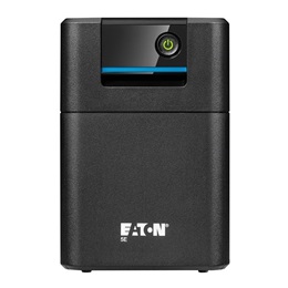 Eaton 5E700D szünetmentes tápegység (700 VA, 360 W, 2 aljzat (Schuko), line-interaktív, AVR, torony, fekete)