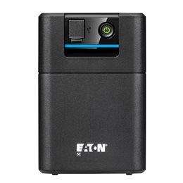 Eaton UPS 5E700UI (700 VA, 360 W, 2 Schuko aljzat, AVR, line-interaktív, torony, 1,5 m, fekete)