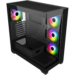 FSP M340-BA (midi torony, ATX, ablakos, fehér)