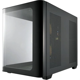 FSP S380 (midi torony, ATX, ablakos, fekete)