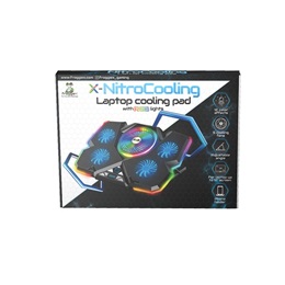 Froggiex notebook hűtőpad és telefontartó (NitroCooling, FX-PC-P1-BL)