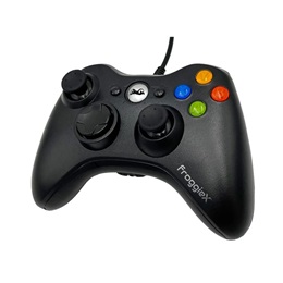 Froggiex vezetékes kontroller (Xbox 360, PC kompatibilis, fekete)