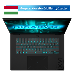 Gigabyte Gaming A16 3VH (16" WUXGA (165Hz), AMD Ryzen 7 260 (8C/5.1Ghz), 16GB, 1TB SSD, RTX 5060, Magyar billentyű)