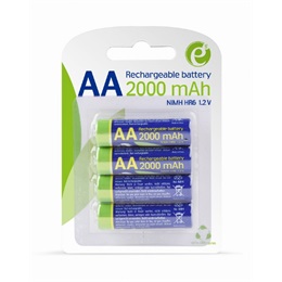 Gembird 2000mAh AA Ni-MH akkumulátor 4db/csomag