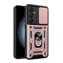 Gigapack Defender szilikon telefonvédő (ütésállóság, tartógyűrű, kameravédő, rozéarany)