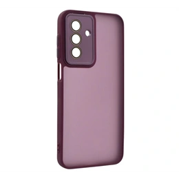 Gigapack szilikon telefonvédő (ütésállóság, akril hátlap, kameravédő, lila)