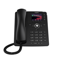 Gigaset P710 IP PRO VoIP 6 vonalas asztali telefon (2,8" TFT kijelző, 320x240, 2xRJ-45, PoE, fekete)
