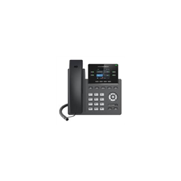 Grandstream GRP2612P VoIP 2 vonalas telefon (HD színes LCD kijelző, POE, kihangosítás, fekete)