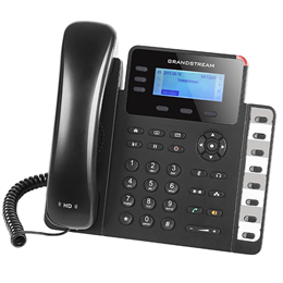 Grandstream GXP1630 VoIP telefon (kijelző, hívószám, hívásidő, nem fogadott hívások, telefonkönyv 500, fekete)