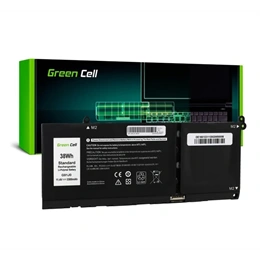 Green Cell akku 3300mAh Li-polimer (11,4V, Dell Latitude 3320/3330/3520, Inspiron 15 3511/3525/5510 kompatibilis, fekete