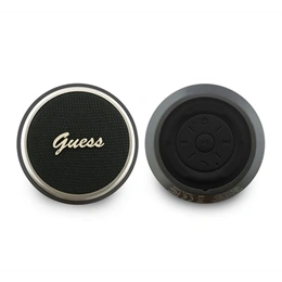 Guess script metal logo bluetooth hordozható hangszóró (v6.0, 5w, fekete)