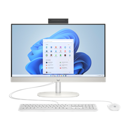 HP AIO 24-cr1001nn (23,8", FHD AG IPS, Intel Core Ultra 5-125U 1,3 GHz, 8GB RAM, 512GB SSD, Windows 11, fehér)