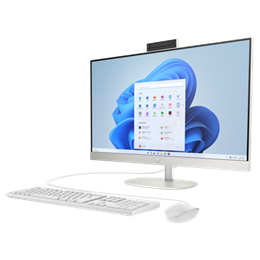 HP AIO 27-cr0005nn (27" FHD IPS, AMD Ryzen 7 7730U 2 GHz, 16 GB RAM, 512 GB SSD, Windows 11 Home, fehér)