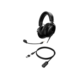 HP HyperX Cloud III vezetékes gaming fejhallgató sztereo (USB, 3,5 mm, mikrofon, fekete)