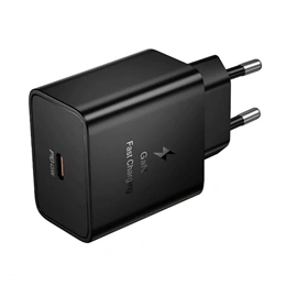 Hoco N77 hálózati töltő type-c aljzat (45w, gan, pd gyorstöltő, fekete)