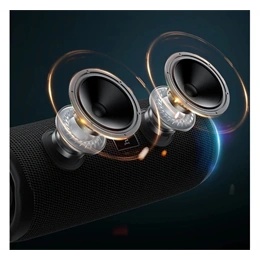 Hoco hc16 bluetooth hordozható hangszóró (v5.3, 5w, microsd kártyaolvasó, aux, fm rádió, mikrofon, fekete)