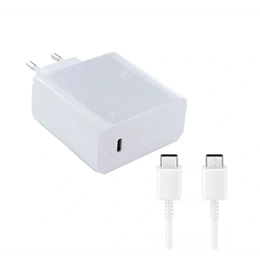 Huawei HW-200325EPO hálózati töltő type-c aljzat (65w, PD gyorstöltő, type-c kábel, fehér)