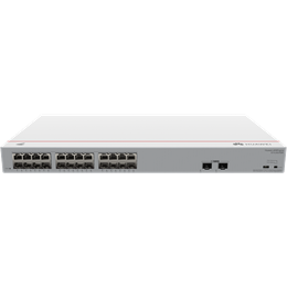 Huawei eKit S110-24LP2SR 24-port Gigabit switch (PoE+ 124 W, 24x 1Gb réz, 2x 1GE SFP, nem menedzselhető, rack/asztali)