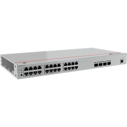 Huawei eKit S310-24P4S 24x1Gb Switch (400W PoE+, 4x1Gb SFP, rack, iStack, Layer2+, 1x konzol)