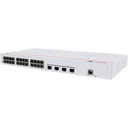 Huawei eKit S310-24T4X 24-portos Gigabit switch (24 x 10/100/1000, 4 x 10G SFP+, iStack, Layer2+, rack, 1 konzolport, 1U