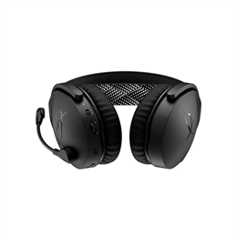 HyperX Cloud Jet vezeték nélküli gaming fejhallgató (2,4 GHz USB vevő, Bluetooth v5.3, mikrofon, fekete)