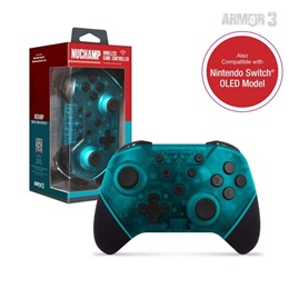 Hyperkin Armor3 Nintendo Switch kontroller (türkiz, vezeték nélküli, 8-10 óra akku, programozható paddlek, force feedbac