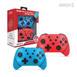 Hyperkin Armor3 Nuchamp vezeték nélküli kontroller (Nintendo Switch, kék, piros, 2 db)