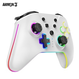 Hyperkin Armor3 Nurival stick kontroller (vezeték nélküli, Hall-effect, Nintendo Switch/OLED kompatibilis, fehér)