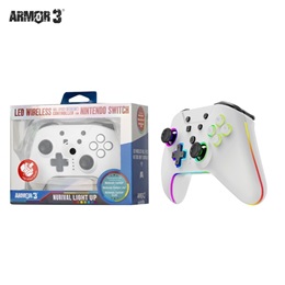 Hyperkin Armor3 Nurival stick kontroller (vezeték nélküli, Hall-effect, Nintendo Switch/OLED kompatibilis, fehér)